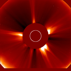 Image of solar wind