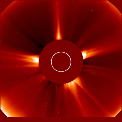 Image of solar wind