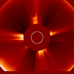 Image of solar wind