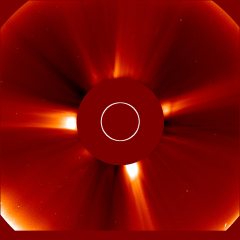 Image of solar wind