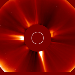 Image of solar wind