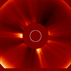 Image of solar wind