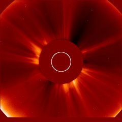 Image of solar wind