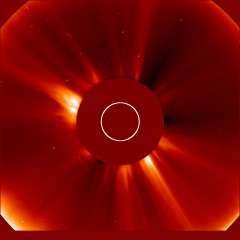 Image of solar wind