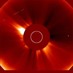 Image of solar wind