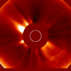 Image of solar wind