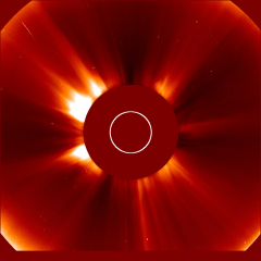 Image of solar wind