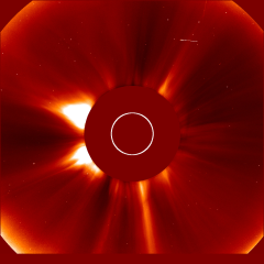 Image of solar wind