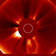 Image of solar wind