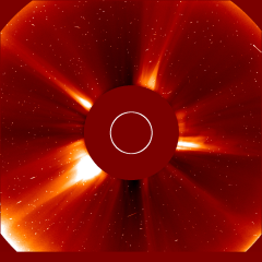 Image of solar wind