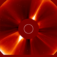 Image of solar wind