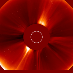 Image of solar wind