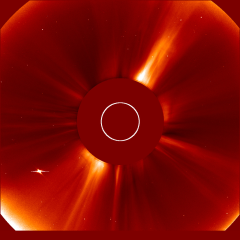 Image of solar wind