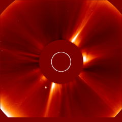 Image of solar wind