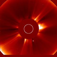 Image of solar wind