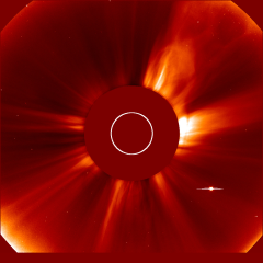 Image of solar wind