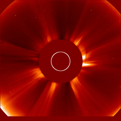 Image of solar wind