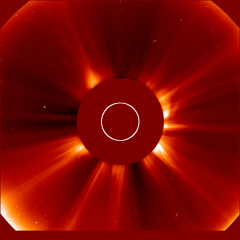 Image of solar wind