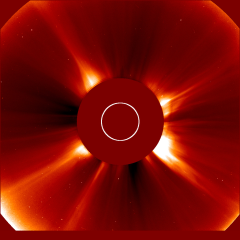 Image of solar wind