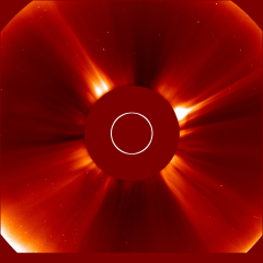 Image of solar wind