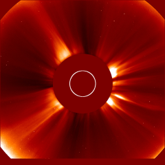 Image of solar wind