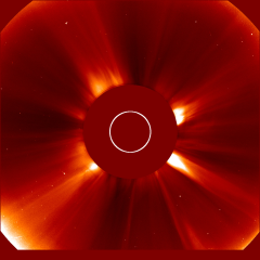 Image of solar wind