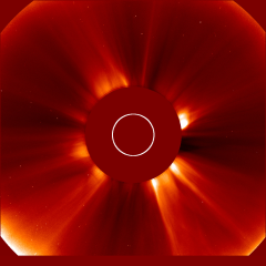 Image of solar wind