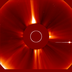 Image of solar wind