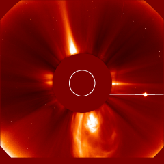 Image of solar wind