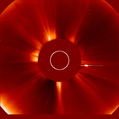 Image of solar wind