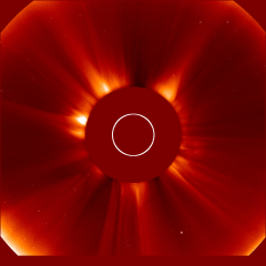 Image of solar wind