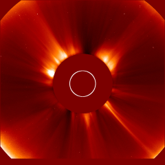 Image of solar wind