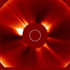 Image of solar wind