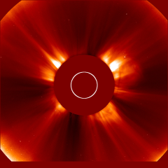 Image of solar wind