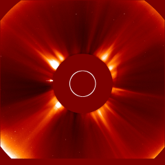 Image of solar wind