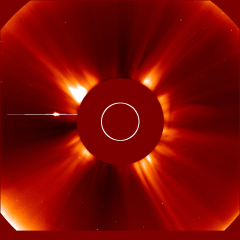 Image of solar wind