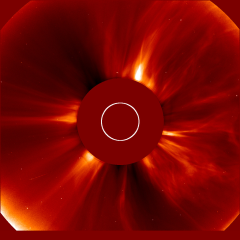 Image of solar wind