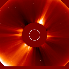 Image of solar wind