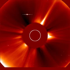 Image of solar wind