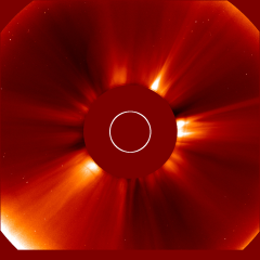 Image of solar wind