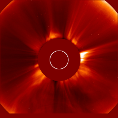 Image of solar wind