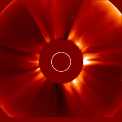 Image of solar wind