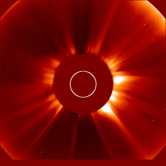 Image of solar wind