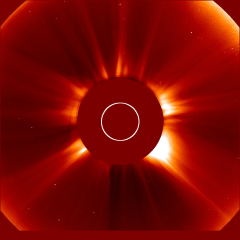 Image of solar wind