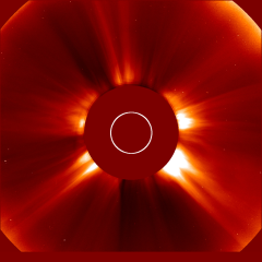 Image of solar wind