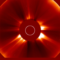 Image of solar wind