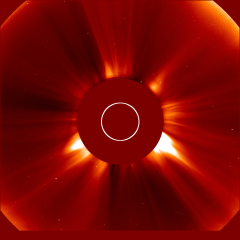 Image of solar wind