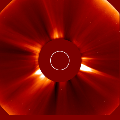 Image of solar wind