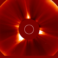 Image of solar wind