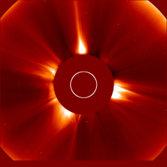 Image of solar wind